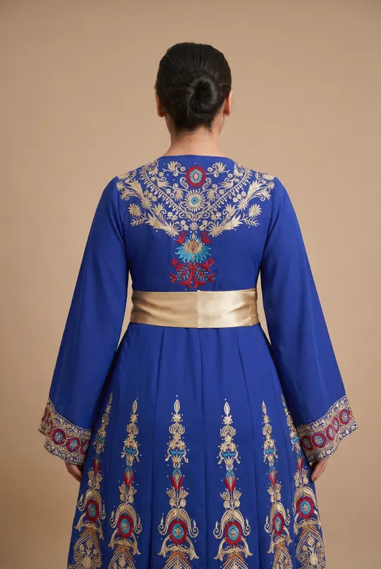 Qaftan Tulip Royal Blue
