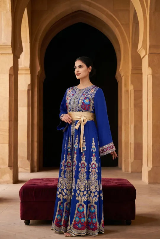 Qaftan Tulip Royal Blue