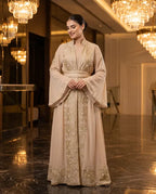 Thurayya Abaya Beige