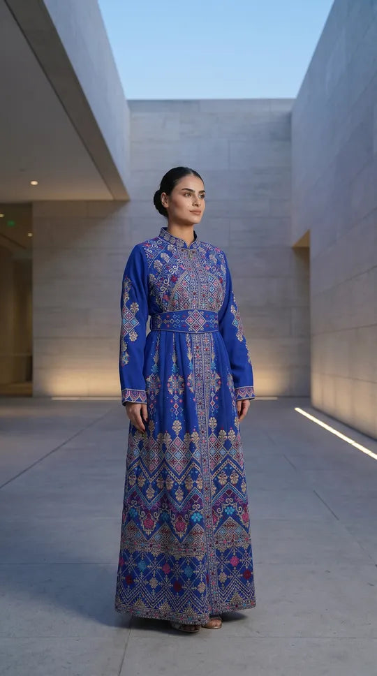 Qaftan Fulla Royal Blue