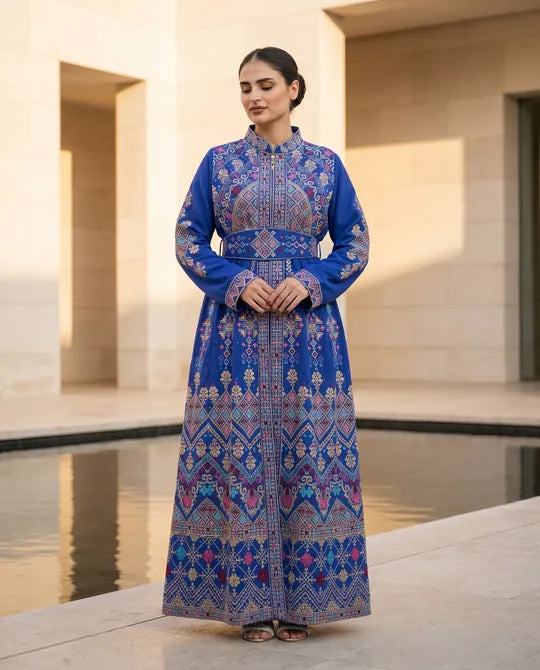 Qaftan Fulla Royal Blue