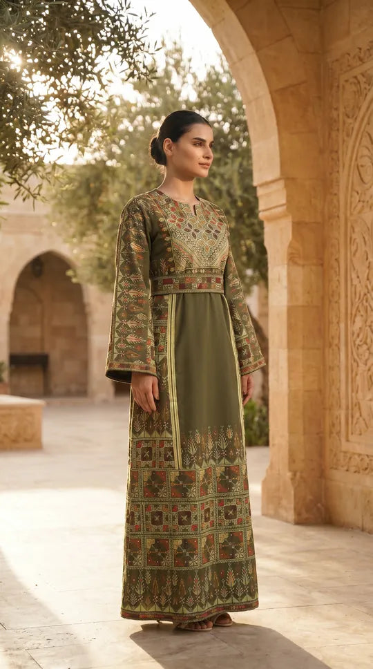 The Olive Thobe Green