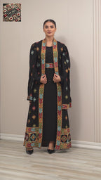 Zakhrafa Noir Abaya