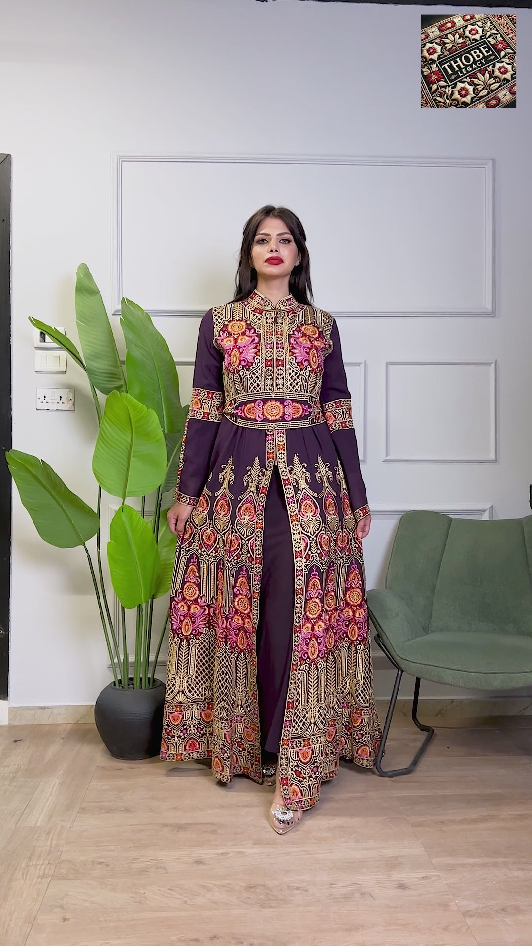 Khayal Stitch Qaftan